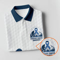 Bigfoot Prostate Cancer Awareness Polo Shirt, Mens Golf Polo, Printed Golf Shirts