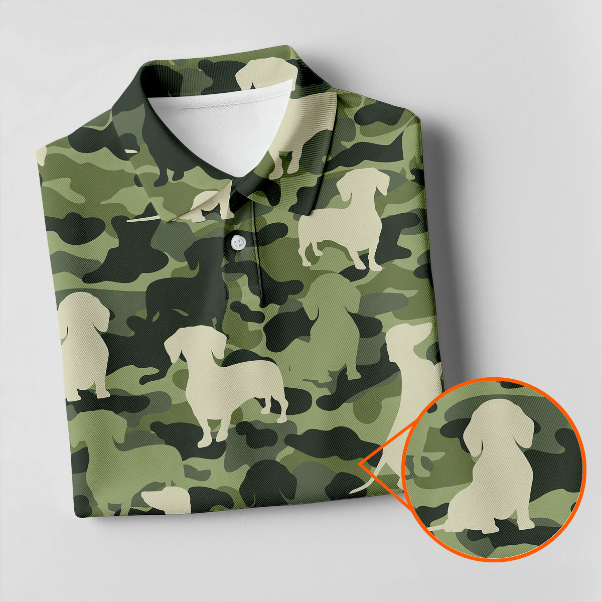 Funny Dachchunds Camo Women Golf Shirt, Dog Golf Shirt, Funny Golf Shirt, Ladies Golf Shirt