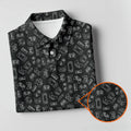 Video Game Controller Seamless Pattern Hawaiian Golf Shirt, Women's Golf Tops, Ladies Golf Shirts