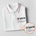 Druncle Like A Dad Only Drunker Father's Day Golf Shirt, Men's Funny Golf Shirts, Golf Gift For Dad