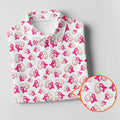Pink Ribbon Breast Art Breast Cancer Polo Shirt, Women’s Golf Polo, Printed Golf Shirt