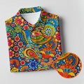 Colorful Floral Paisley Pattern Polo Shirt, Hawaiian Golf Shirt, Mens Golf Apparel