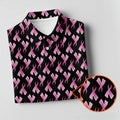 Pink Ribbon Pattern Breast Cancer Polo Shirt, Men's Golf Shirt, Mens Golf Apparel