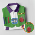 Sci Fi Space Ranger Costume Hawaiian Golf Shirt, Mens Golf Polo, Printed Golf Shirts