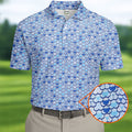 Adult Humor Funny Pattern Golf Polo Shirt, Dad Golf Gift, Christmas Golf Gift