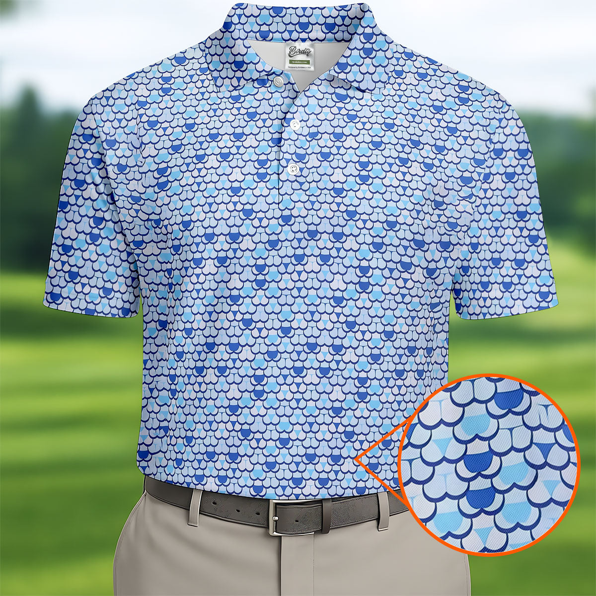 Adult Humor Funny Pattern Golf Polo Shirt, Dad Golf Gift, Christmas Golf Gift