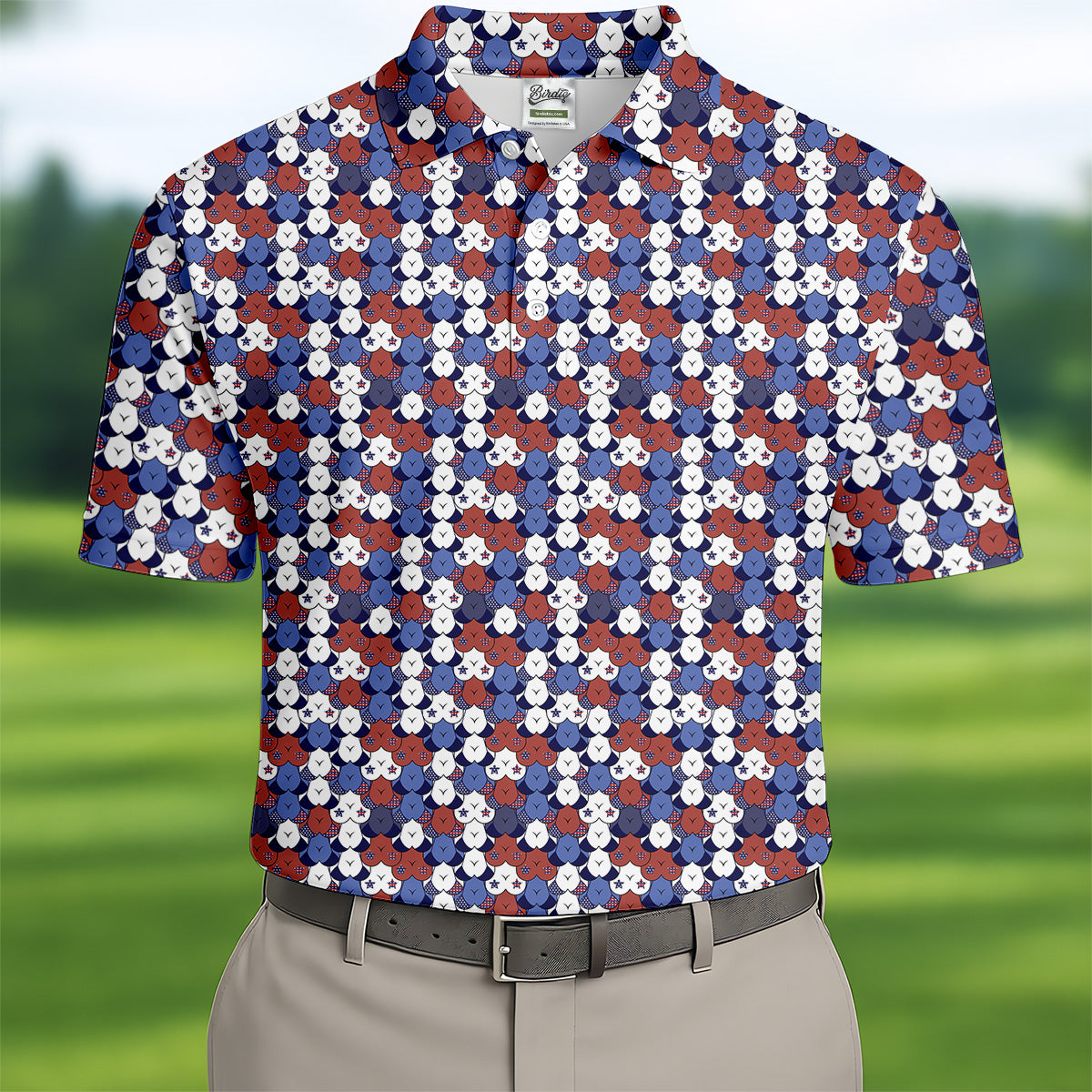 Funny Men's Golf Polo Shirt, Funny American Golf Shirt, Fun Golf Polo Shirt, Golf Gift For Him