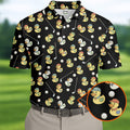 Rubber Duck Golf Polo Shirt, Golf Tops For Men, Hawaiian Golf Shirts, Golfing Apparel