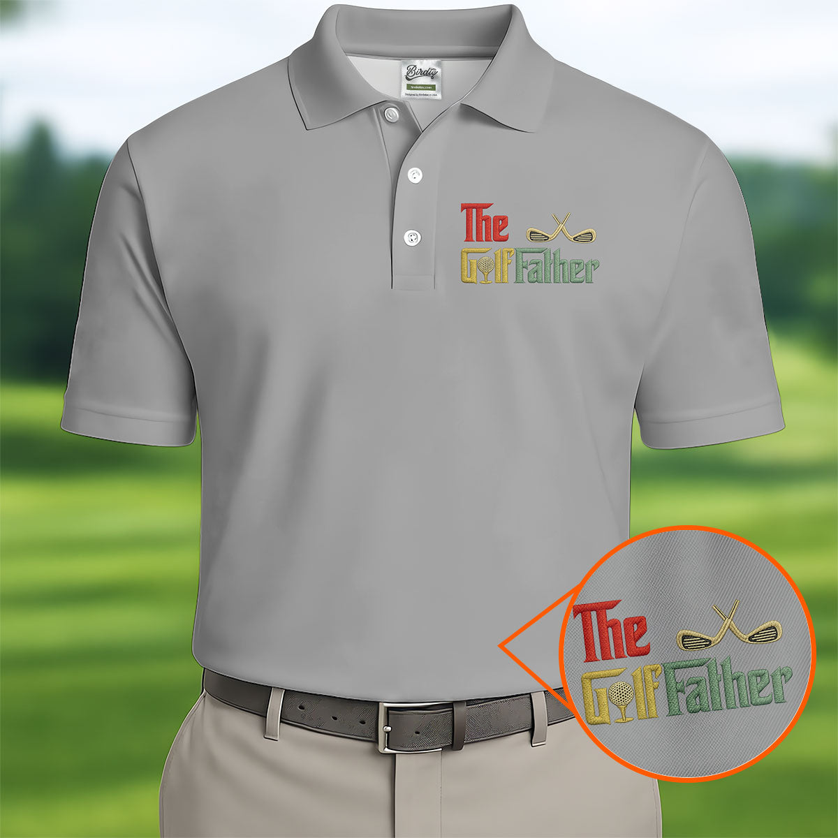 The Golf Father Golf Tops For Men, Father's Day Golf Shirt, Golf Gift For Dad