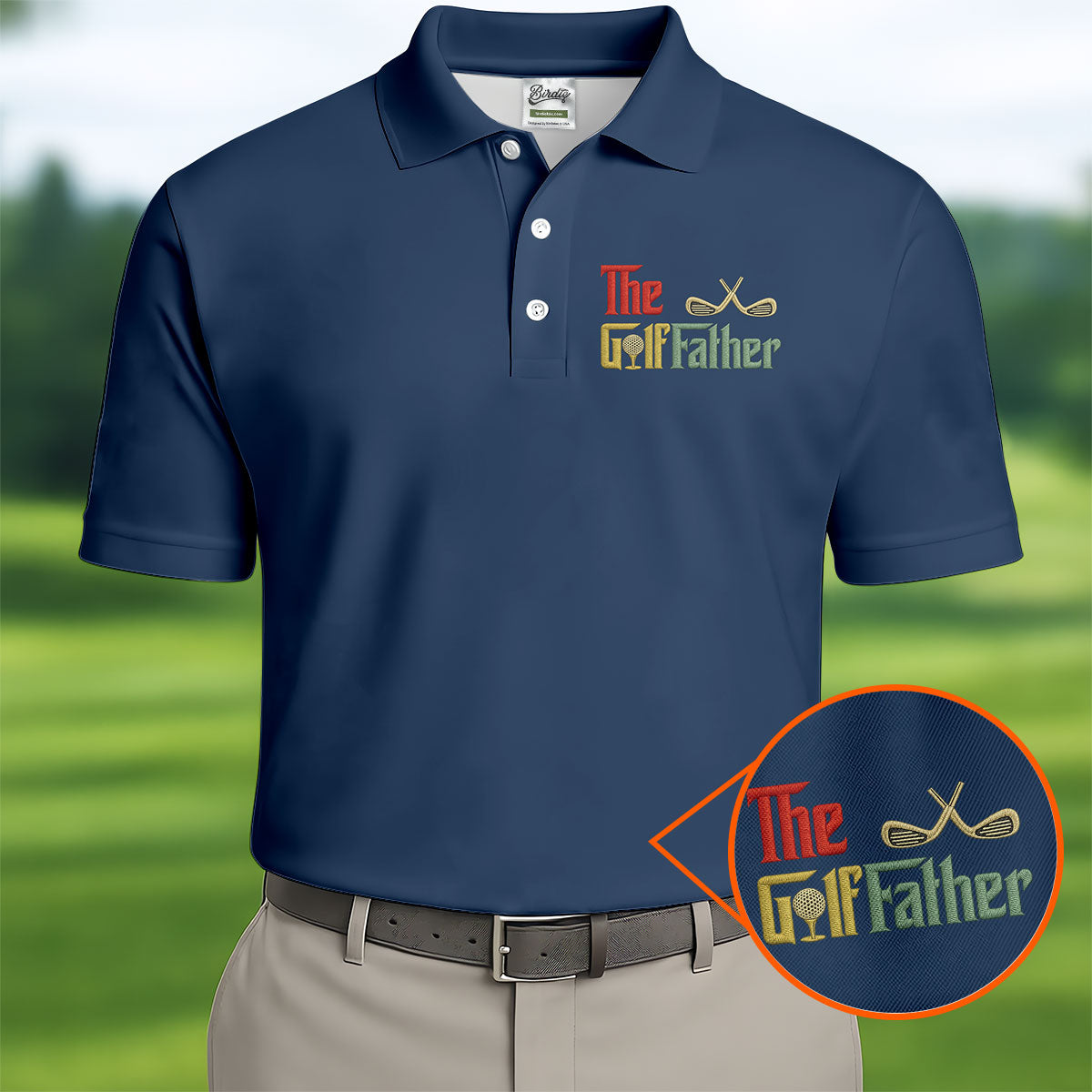 The Golf Father Golf Tops For Men, Father's Day Golf Shirt, Golf Gift For Dad