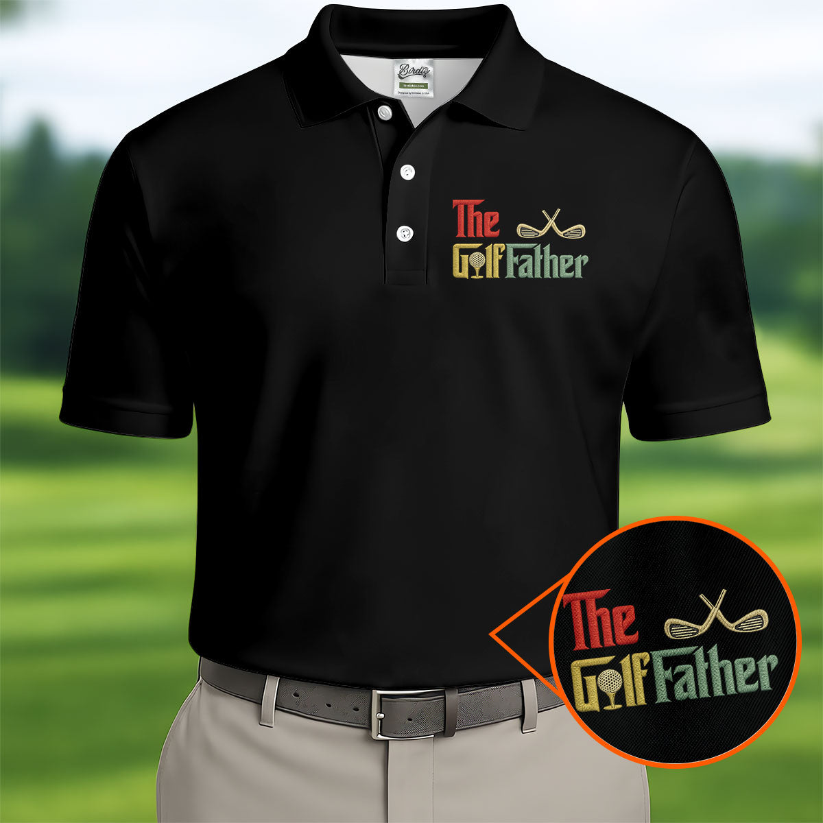 The Golf Father Golf Tops For Men, Father's Day Golf Shirt, Golf Gift For Dad