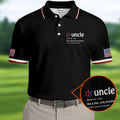 Druncle Like A Dad Only Drunker Father's Day Golf Shirt, Men's Funny Golf Shirts, Golf Gift For Dad