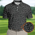 Video Game Controller Seamless Pattern Hawaiian Golf Shirt, Men's Golf Shirt, Polo Shirts For Men