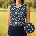 Boho Succulent And Cactus Hawaiian Golf Shirt, Mens Golf Polo, Printed Golf Shirts