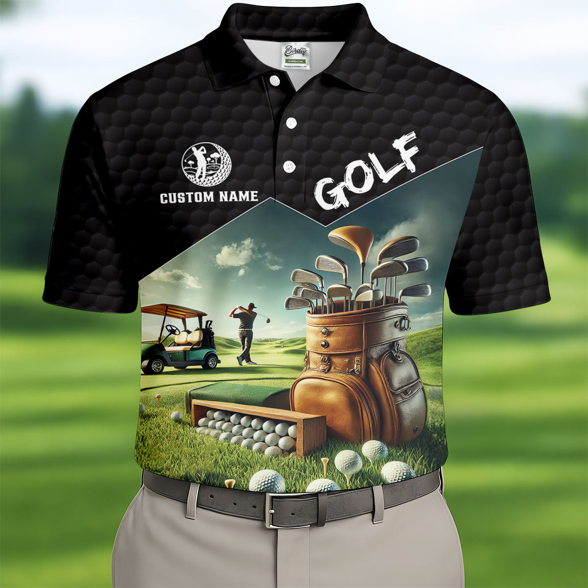 I Made A Bogey On Every Hole Golf  Polo Shirt, Funny Mens Golf Polo, Golf Apparel For Men