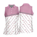 Pink Womens Golf Polo Shirt, Golfing Apparel, Womens Golf Gifts