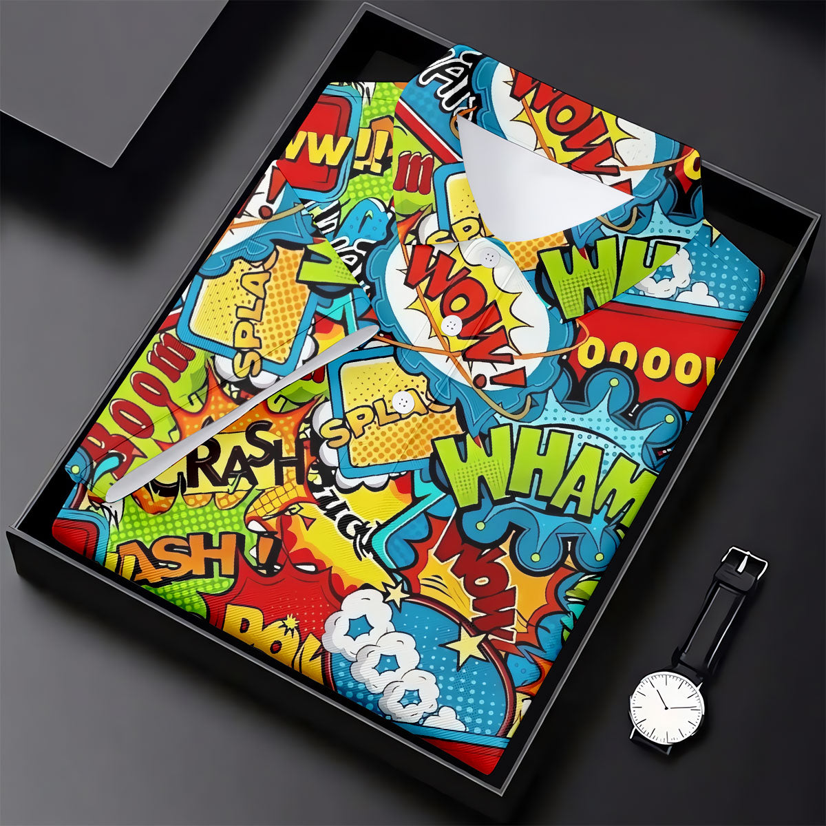 Funny Comic Pop Art Hawaiian Golf Shirt, Ladies Golf Tops, Golf Shirts For Women