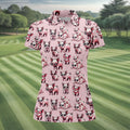 Cute Piglets Wearing Sunglasses Hawaiian Golf Polo, Golf Tops For Women, Golfing Apparel