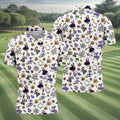 Goose Halloween Golf Shirt, Patterned Golf Polos, Mens Funny Golf Shirts, Long Sleeve Golf Shirts, Men Golf Polo