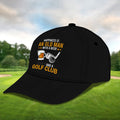 Happiness Is An Old Man With A Beer And A Golf Club Embroidered Baseball Cap, Golf Hat, Dad Golf Gift