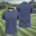Stick Figure Couple Fun Men's Golf Polos, Fun Golf Shirts For Men, Unique Gift For Golfer, Matching Golf Shirt