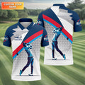 Swing Golfer Men's Golf Polo Shirt, Golfers Gift, Mens Golf Gift