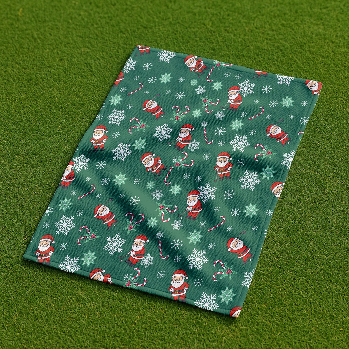 Hood Crew Merry Christmas Funny Print Golf Towels, Christmas Golf Gift, Gifts For Golf Lovers