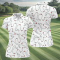 Funny Goose Womens Golf Polo Shirt, Ladies Golf Clothes, Custom Ladies Golf Shirt