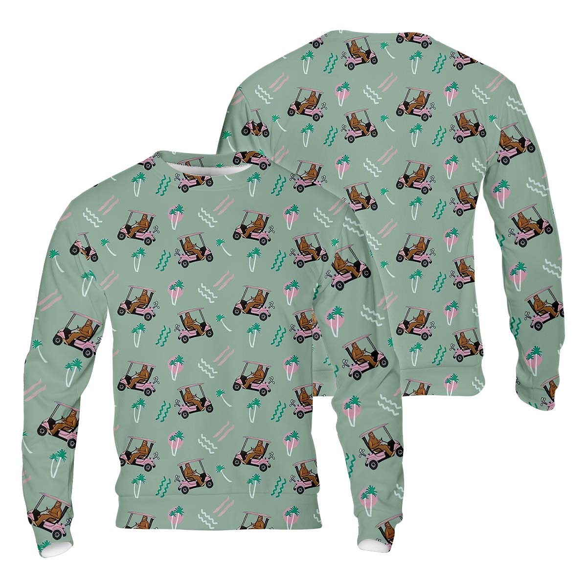 Gorilla Men's Golf Polo Shirt, Funny Golf Shirt, Golf Gifts For Dad