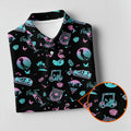 Flamingo Tropical Gradient Colors Retro Golf Shirt, Women's Golf Tops, Ladies Golf Shirt