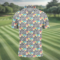 In A World Where You Can Be Anything Be Kind Autism Awareness Puzzle Pattern White Golf Shirt, Polo Shirts For Men