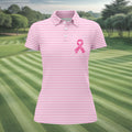 Hope Love Strength Courage Breast Cancer Polo Shirt, Women’s Golf Polo, Ladies Golf Shirts