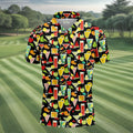 Refreshing Summer Cocktails Funny Golf Shirt, Summer Drinks Golf Tops For Men, Golf Shirts For Men