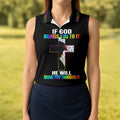 If God Brings You To It Cross Cancer Polo Shirt, Women's Golf Polo, Ladies Golf Shirts