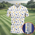Fore-ona Premier Find Your Fairway Golfer Drinking Men's Funny Golf Shirts, Golf Shirts For Men