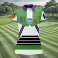 Sci Fi Space Ranger Costume Hawaiian Golf Shirt, Golf Polo For Women, Printed Golf Shirt