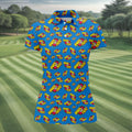 Funny Whack F*ck Comic Golf Ball Polo Shirt, Golf Shirts For Women, Women’s Golf Apparel