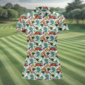 Tropical Trip Big Wave Riders Hawaiian Golf Shirt, Golf Shirt For Women, Golfing Apparel