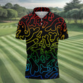 Dirty Humor Black Golf Shirt, Fun Golf Shirts For Men, Golf Gift For Men, Golf Shirts For Men
