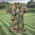 Funny Sloth Hawaiian Summer Ladies Golf Tops, Golf Shirt For Women, Ladies Golf Shirts