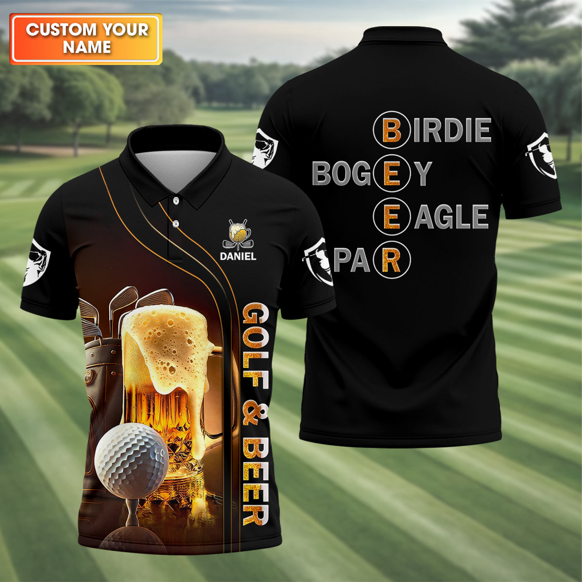 Golf And Beer Custom Golf Sweatshirt, Funny Golf Shirt, Gift For Golfers