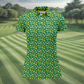 Fried Egg Sandwich Aligator Beer Fun Women's Golf Shirts, Ladies Golf Shirts, Women's Polo Shirt