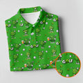Three Leaf Clover Golf And Beer St Patrick's Day Green Golf Shirt, Fun Golf Shirts For Men, Polo Shirts For Men