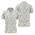 Adventure Icons Golf Polo Shirt, Golf Gifts For Men, Golf Gift Ideas
