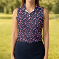 Funny Starfish Naughty Position Black And Pink Women's Golf Tops, Valentines Golf Gift, Golf Gift For Ladies