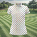 Embrace Neurodiversity Rainbow Infinity Symbol Autism Awareness White Golf Shirt, Women's Golf Tops