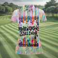 Broken Crayons Still Color Suicide Awareness Golf Polo Shirt, Women's Golf Polo