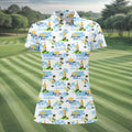 Fore-ona Extra Find Your Fairway Golf And Beer Fun Women's Golf Shirts, Ladies Golf Shirts