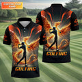 Custom Men's Golf Polo Shirt, Golfing Apparel, Golf Gifts For Men