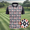 Casino Royale Dirty Argyle Adult Humor Golf Tops For Men, Valentines Golf Gift, Polo Shirts For Men